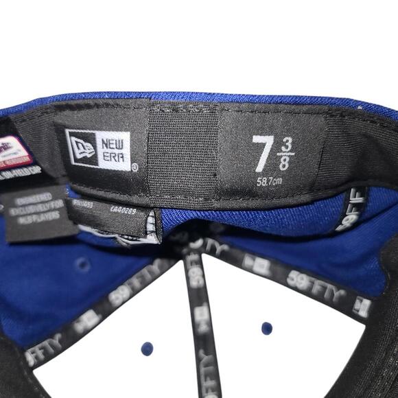 New Era Los Angeles Dodgers Fitted Cap - Classic Blue Size 7 3/8 - Picture 8 of 8